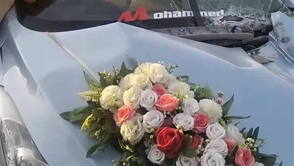 عروس وعريس يصابان في حادث تصادم قطار والزفاف بمنوفية