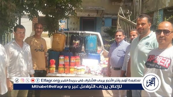 ضبط 342 لتر بنزين وسجائر غير مرخصة في الفيوم