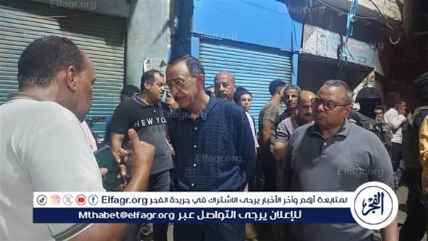 Sohag Governor Inspects Victim Rescue in Old Market