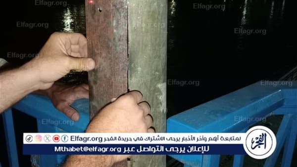 محافظ أسيوط يؤمن أعمدة كوبري 25 يناير