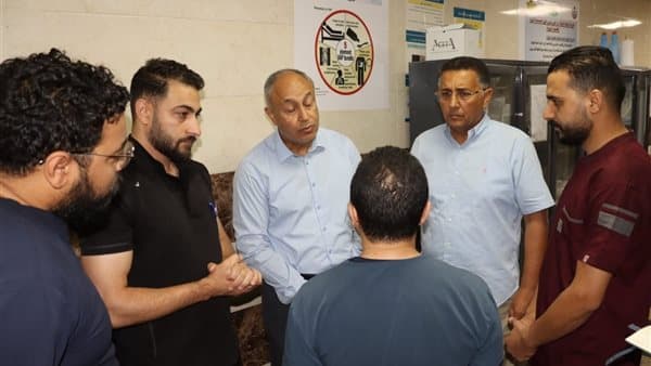 محافظ القليوبية يزور مستشفى الخانكة