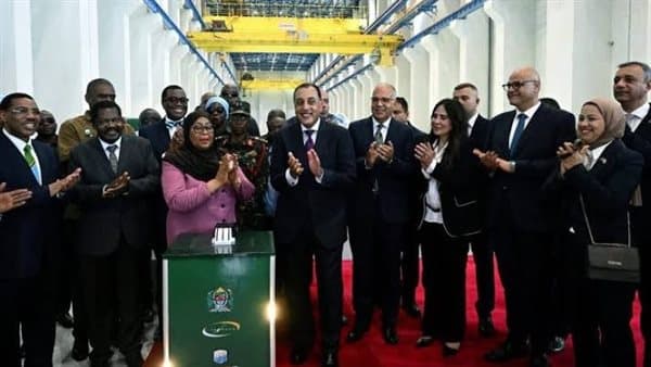 Madbouly and Tanzanian President tour and unveil Julius Nyerere Dam