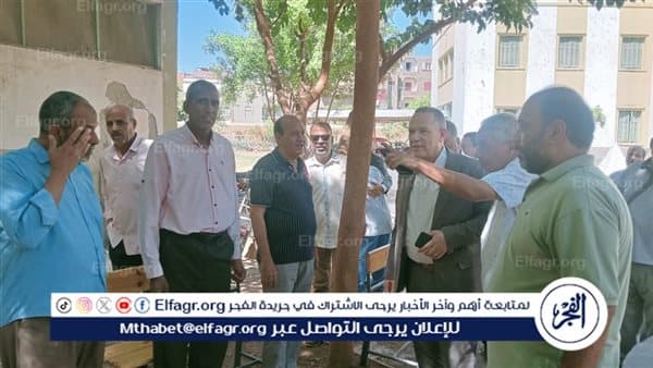 مدير تعليم أسيوط يتابع صيانة مدارس ساحل سليم