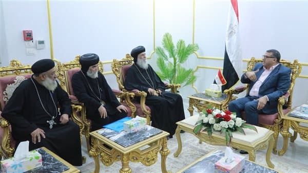 Qena Governor Congratulates Bishops on Prophet's Birthday