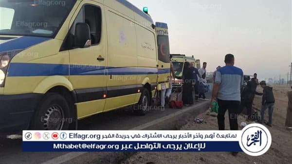 29 مصابا في حادث أتوبيس بالمنيا