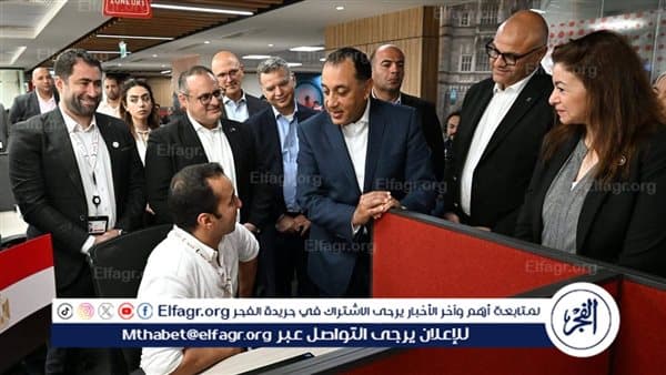 مدبولي يزور فودافون بالإسكندرية
