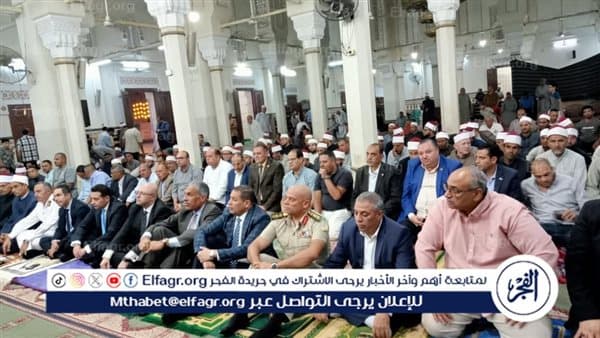 محافظ الفيوم يشارك في احتفال المولد النبوي