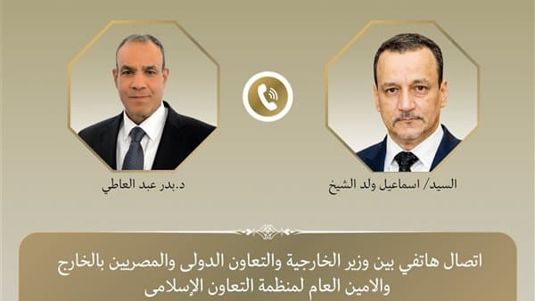 وزير الخارجية يتصل بأمين منظمة التعاون