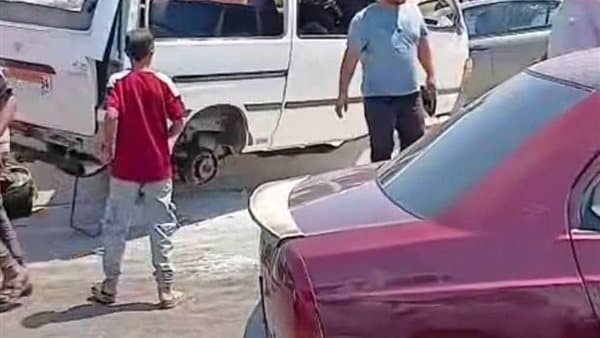 عشرة مصابين في حادث ميكروباص بشبرا