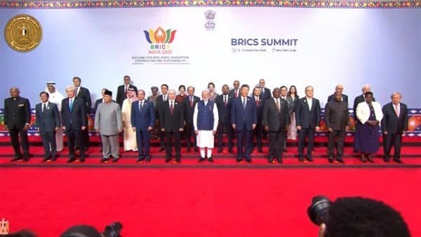 President Sisi with BRICS leaders