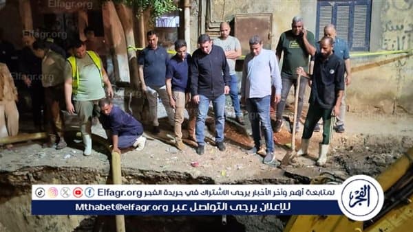 محافظ المنيا يوجه بمعالجة هبوط أرضي جنوب المدينة