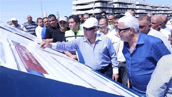Transport Minister oversees Sinai railway project