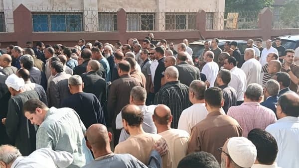 تشييع جنازة المستشار الفخراني في القليوبية