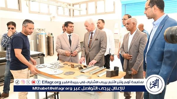 Assiut University President Reviews Studies at Assiut Tech
