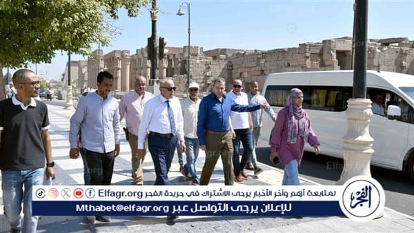 Luxor Governor reviews roadworks