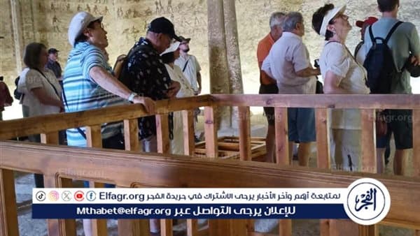 Visitors from three nations tour Bani Hassan