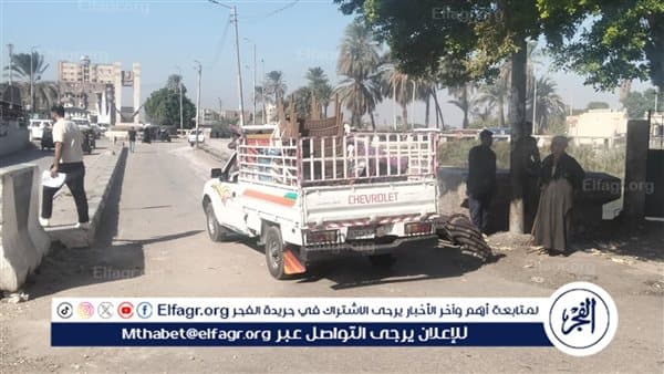 Sohag Opens Traffic Lane at Gerga Entrance