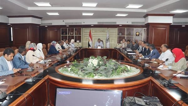Beni Suef Deputy Gov Meets on Plant Conference