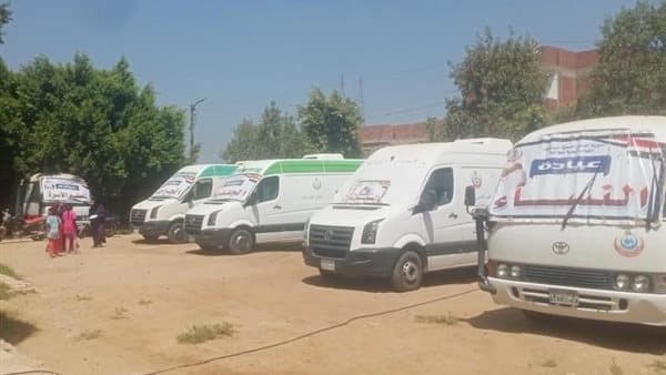 قافلة مجانية تقدم خدمات طبية لقرية الحيبة