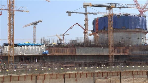 Dabaa nuclear plant UCB slab completed