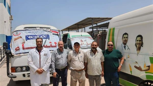 قافلة طبية مجانية تقدم 3200 خدمة في بني سويف