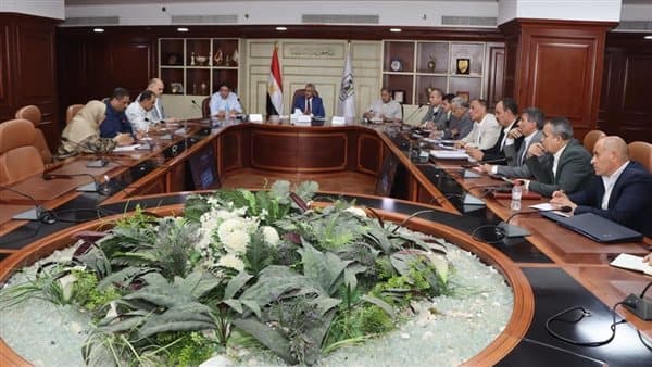 محافظ بني سويف يناقش توجيهات المجلس