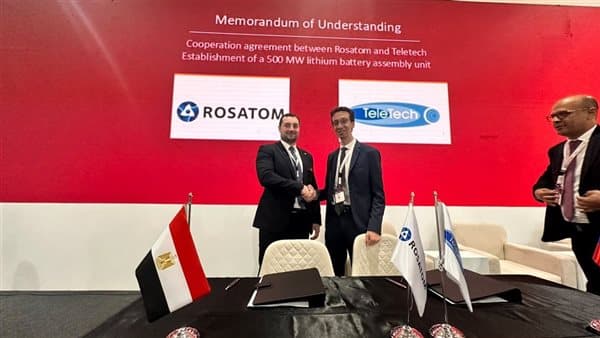 Rosatom and TeleTec to localize energy storage in Egypt