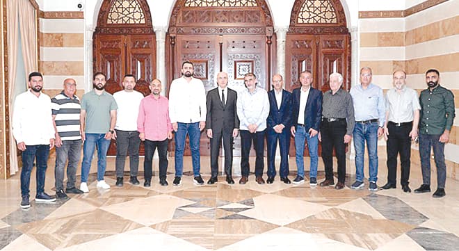 الحجار يؤكد جهود استقرار المنطقة