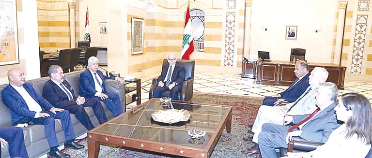 لبناني فلسطيني يناقش تعزيز العلاقات