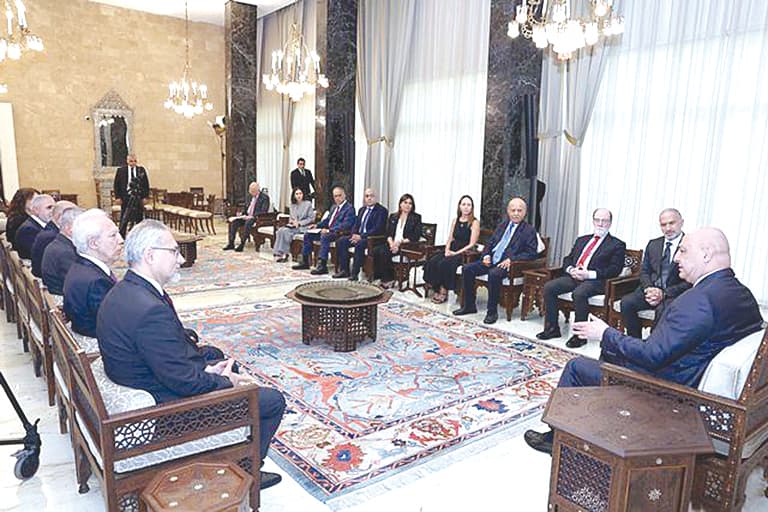 عون: نعمل على إعادة بناء الدولة في الجنوب