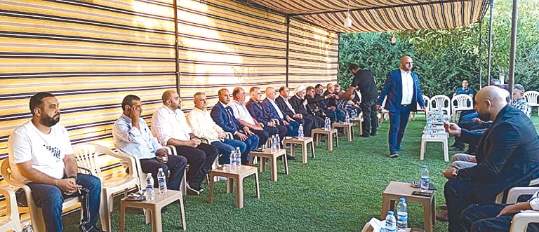 Meeting honoring Major General Ibrahim in Al-Khadra