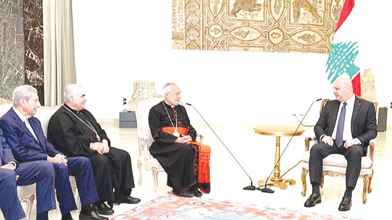 Aoun: Lebanese fatigue with factions; Jordan backs army