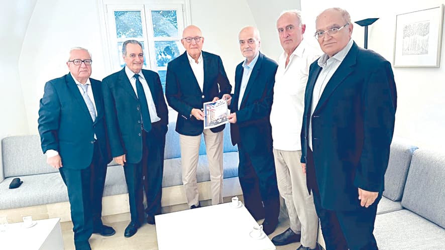 NAD Visits Tammam Salam and Fadhelallah