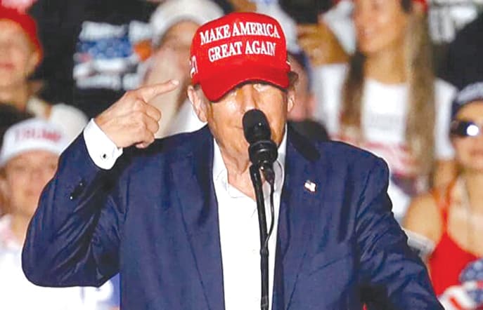 Trump rules out nuclear and ground war with Iran