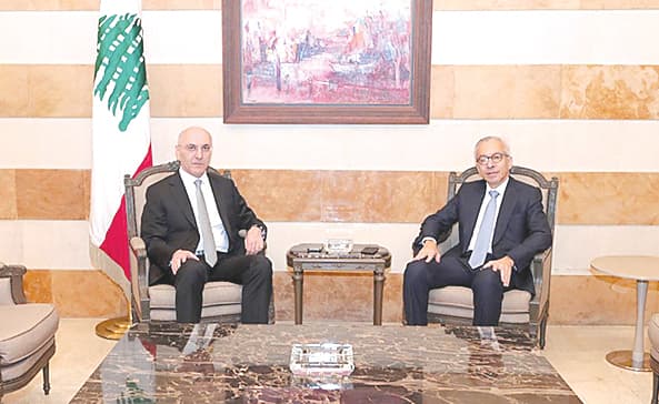 الحجار يناقش شؤون بيروت مع الوزراء والنواب