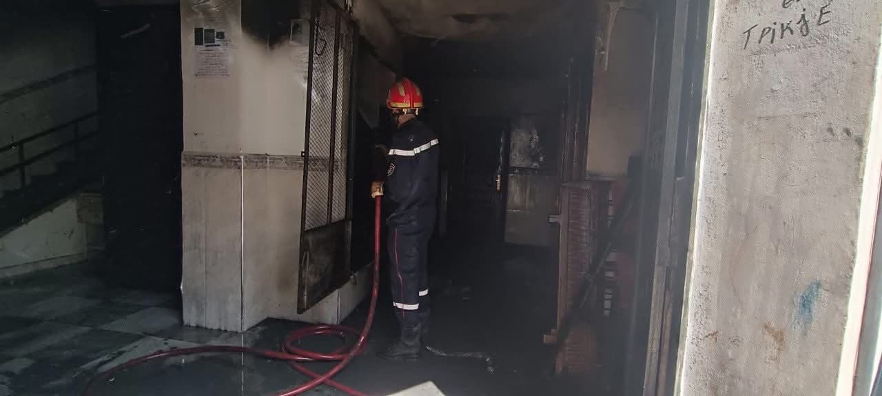 Five hurt in Tarf apartment fire