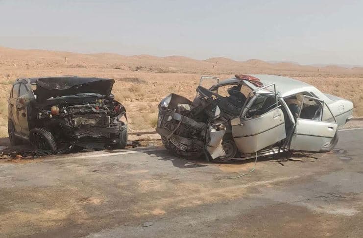 بشار: قتيلان وجريح في حادث تصادم