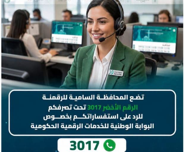 المحافظة السامية تضع الرقم 3017 لخدمة مستخدمي بوابة Dzair Digital
