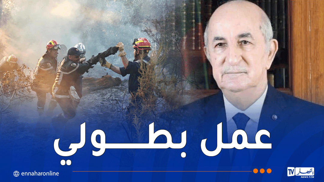 الرئيس يشيد بجهود فرق الحماية المدنية