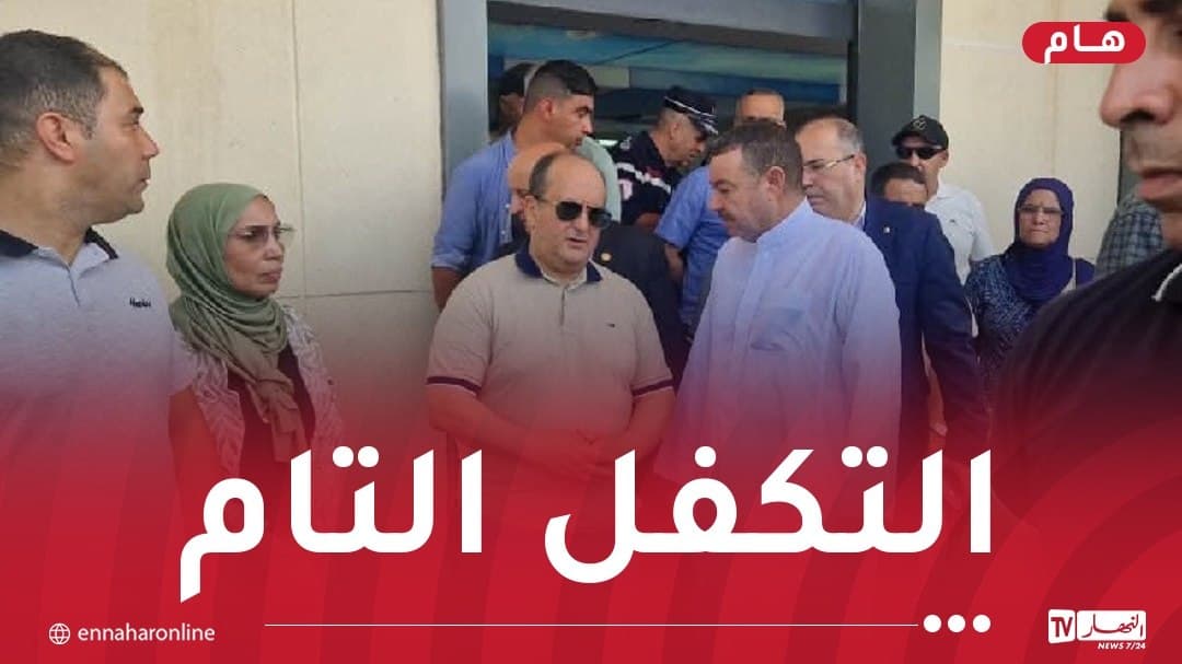 وفد وزاري يزور مصابي حادث بومرداس