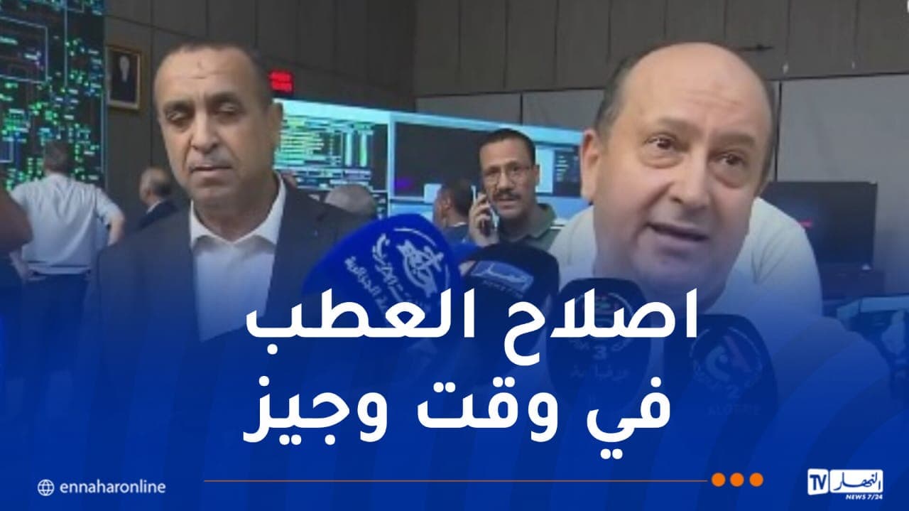 الوزير الأول يثني على جهود وزارة الطاقة وسونلغاز بعد عودة إمداد الكهرباء