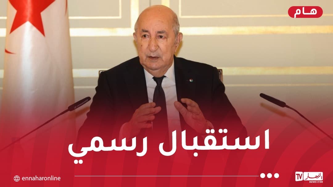 الرئيس الجزائري يُستقبل رسميًا لدى نظيره الألماني في فيلا بورسيغ ببرلين