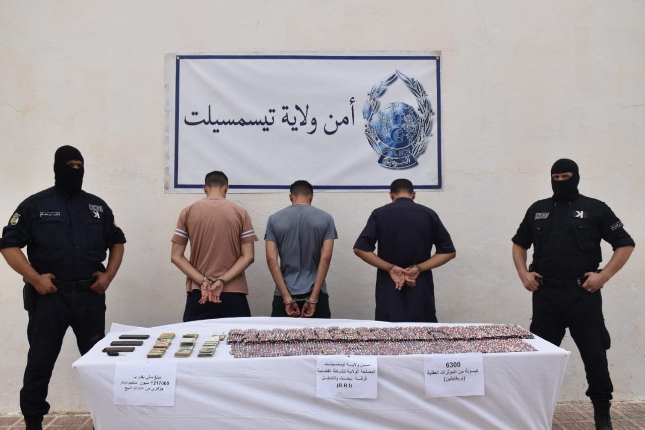 Tissemsilt Police Crack Down on Criminal Networks