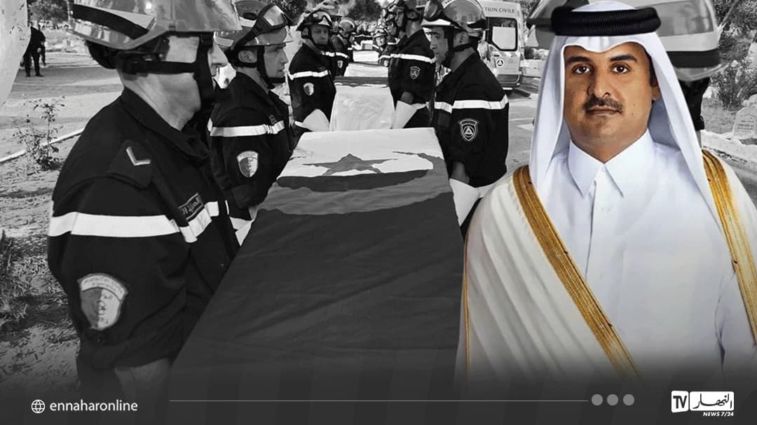 أمير قطر يعزي رئيس الجمهورية في ضحايا حريق مؤسسة الطفولة المسعفة