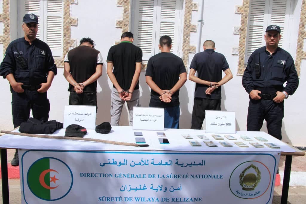 غليزان: توقيف شبكة سرقة كوابل