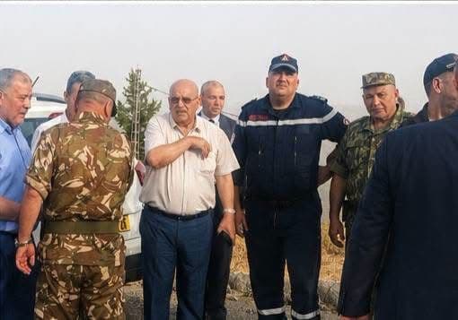 Médéa Wali monitors efforts to contain Tablatt fire