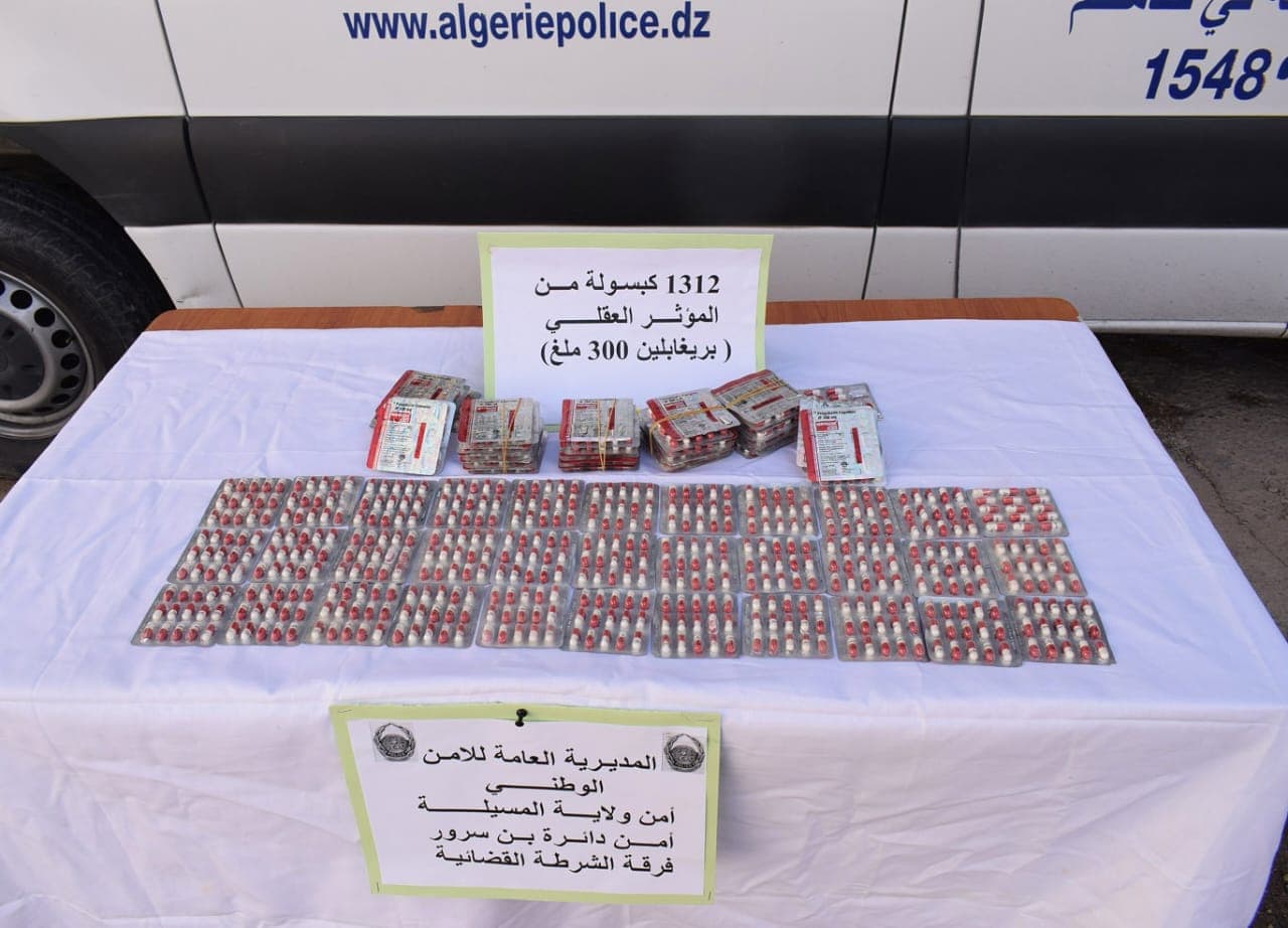 Bousaada: Over 1,300 pills seized in Ben Serou