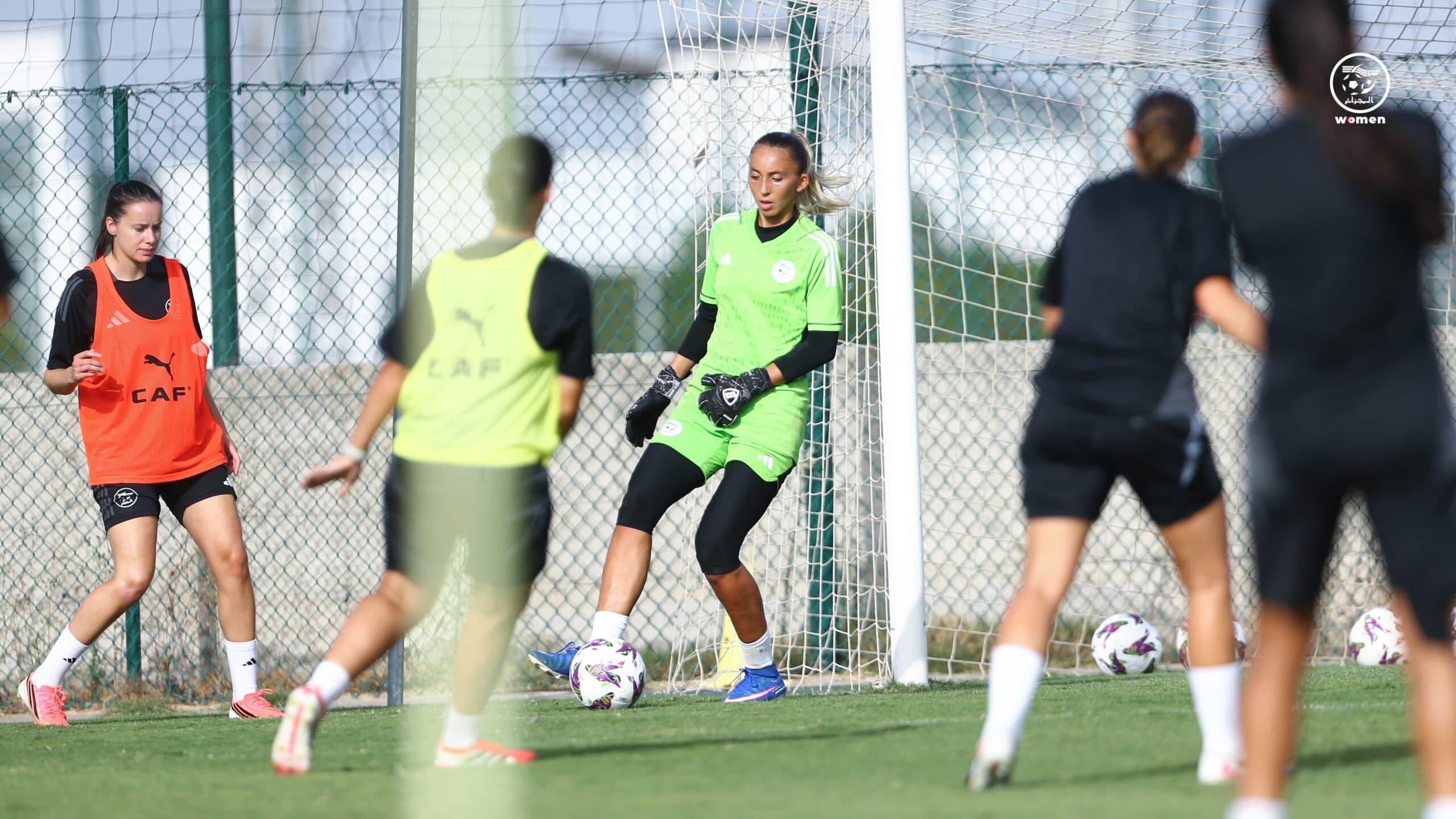 Lady Al-Khidar near World Cup goal