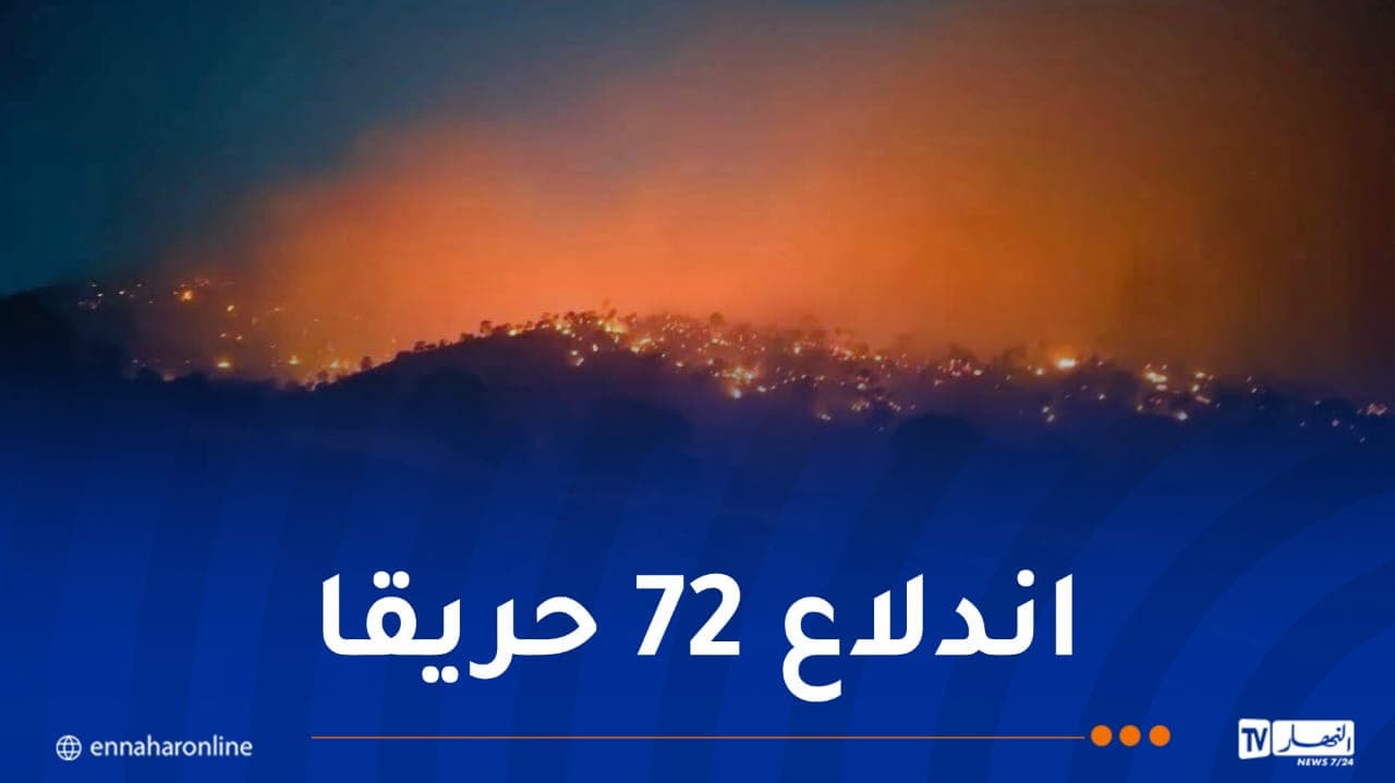 Civil protection battles 64 fires