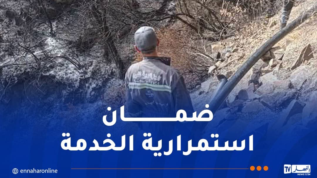 بجاية الجزائرية للمياه تواصل إصلاح الشبكات